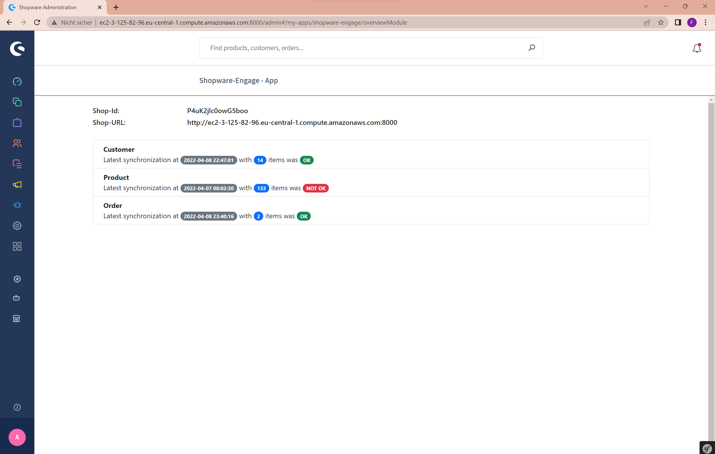 Admin UI